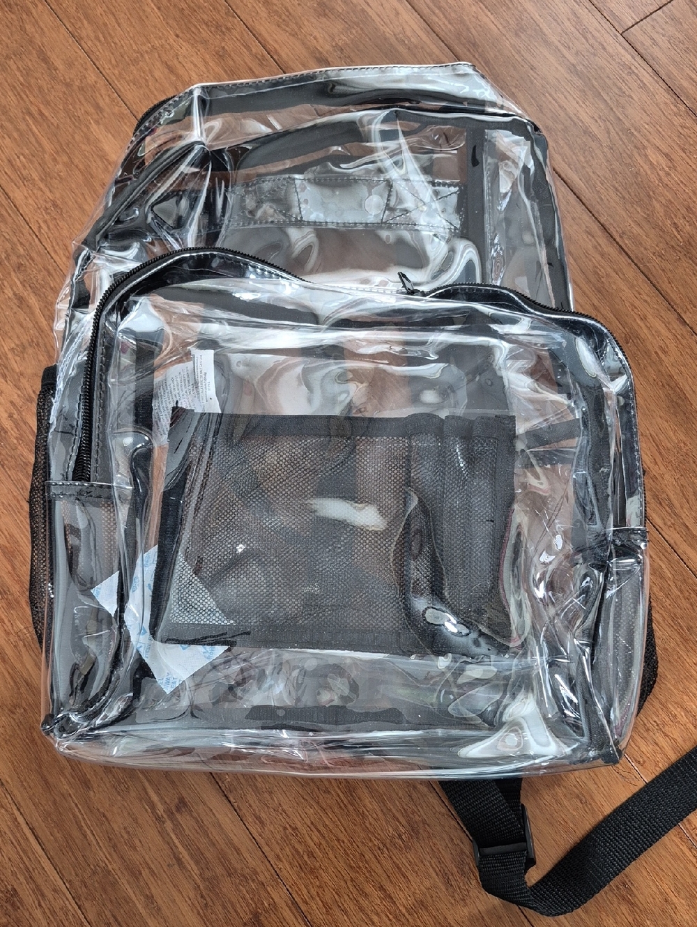 HEEYA Clear Backpack Heavy Duty Transparent Backpack for Stadium, Sports, Work